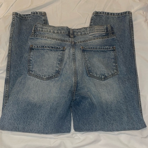 Asymmetric button jeans size 26 - Picture 3 of 6